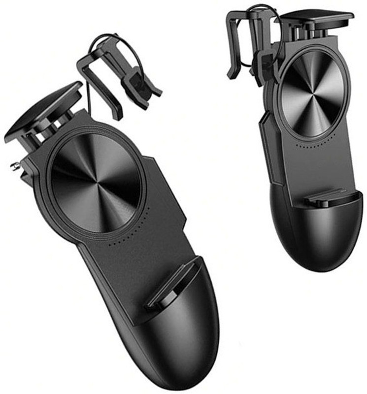 m s megaslim High quality PUBG ROS Eat Chicken Shooting Games Shortcut Key Joystick L1R1 Shooter Controller PUBG Joysticks Gaming Trigger Fire Button Aim Key For Rules Of Survival, Last Battle Ground, Survivor Royale, Free Fire  Gaming Accessory Kit(Black, For Android, iOS)