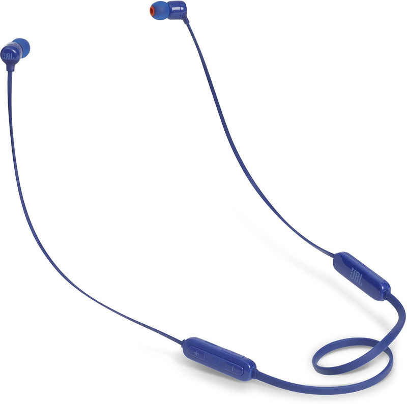 JBL T160BT Bluetooth Headset with Mic(Blue, In the Ear)