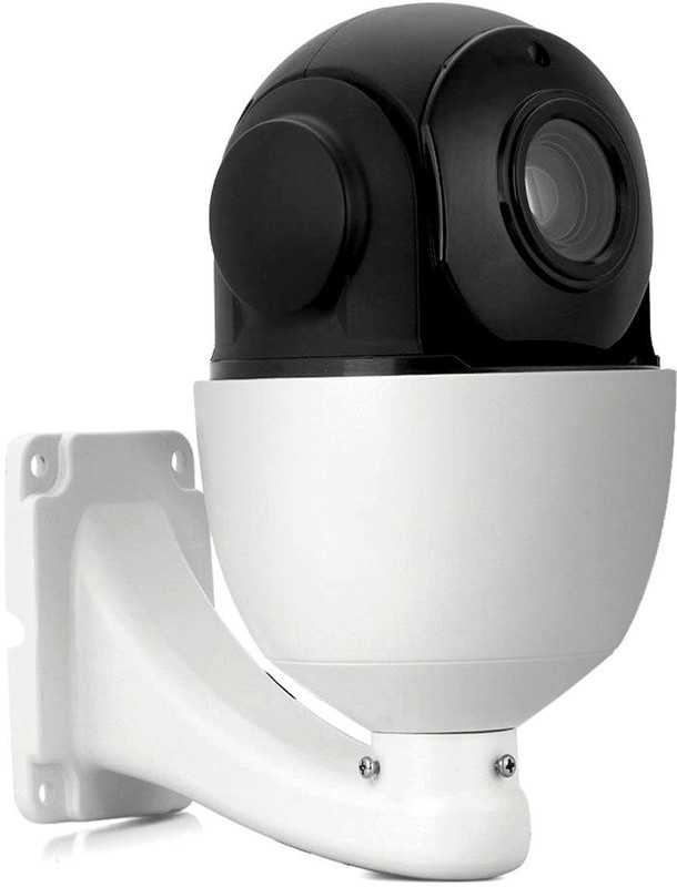 ps plus 2 MP Mini IR Speed Dome Outdoor Camera 4X Zoom PTZ Camera Motion (White) Home Security Camera (1 Channel) Security Camera(1 Channel)