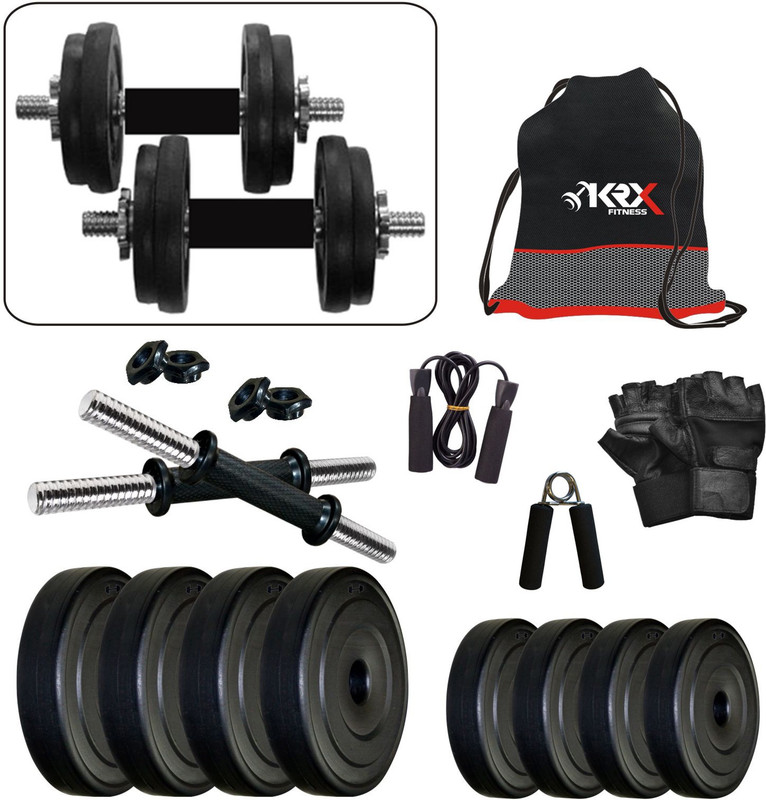 KRX PVC-DM-10KG-COMBO4 Adjustable Dumbbell(10 kg)