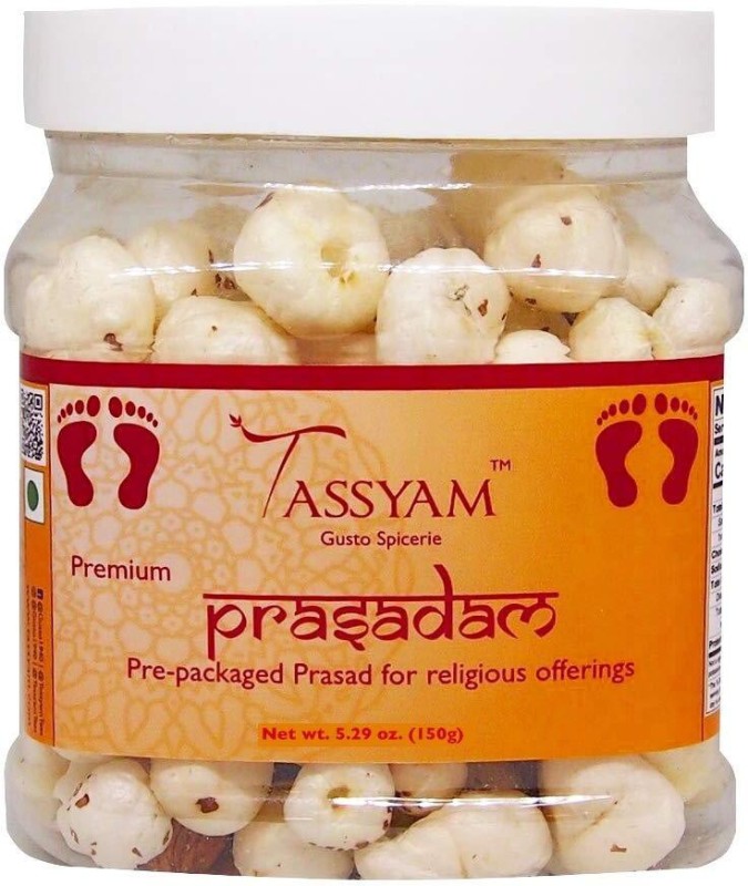 Tassyam Navratri Pre-packed Prasad 150g Jar Almonds, Cashews, Dates(150 g, Plastic Bottle)