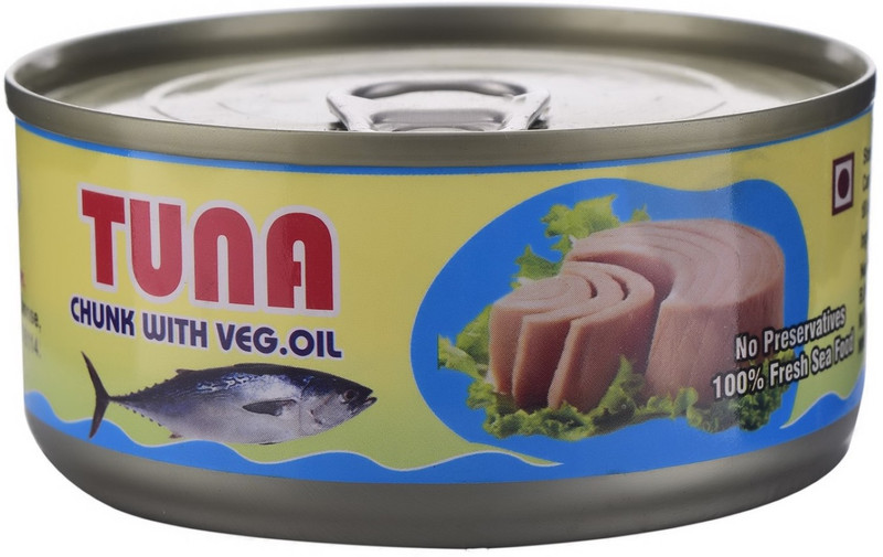 Sea Wonder (with Veg. Oil) TUNA Fish Chunks(160 g Pack of 1)