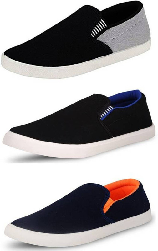 dr life Canvas Shoes For Men(Navy, Black, Grey)