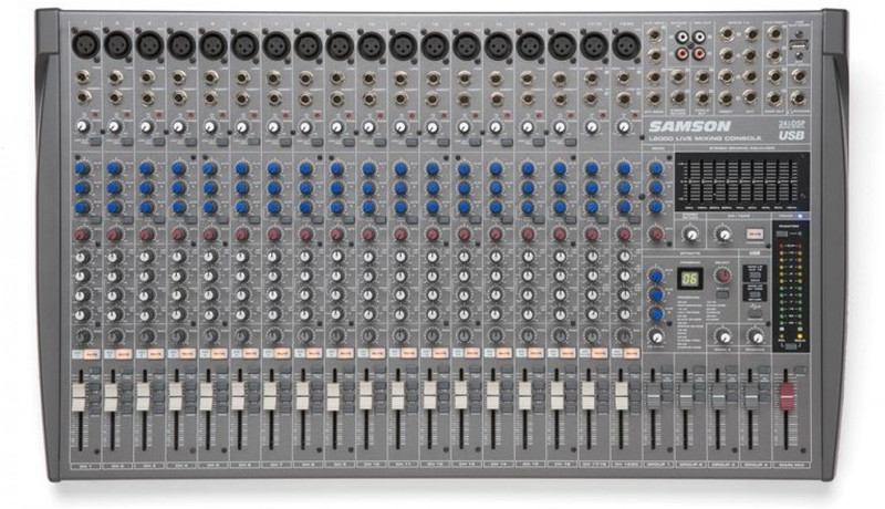 Samson L-2000 20-Channel/4-Bus Professional Mixing Console Digital Sound Mixer