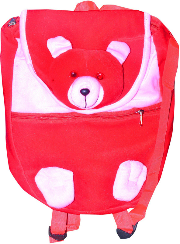 stuffed toy Red Bear Cartoon School Bag For Kids Soft Toy Push School Bag  - 45 cm(Red)