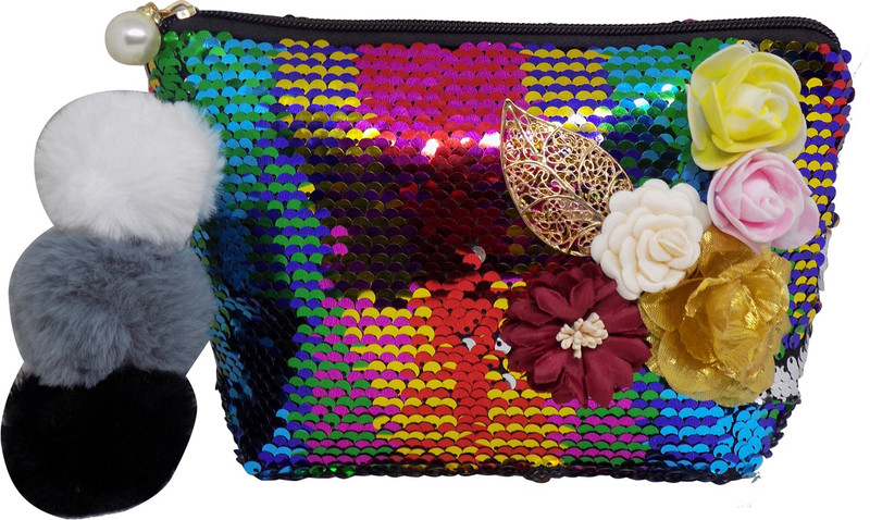 Prime Glitter Hand Bags for Women And Girls, Reversible Sequins Purse For Girls, Pack of 1 Waterproof Multipurpose Bag(Multicolor, 7 L)