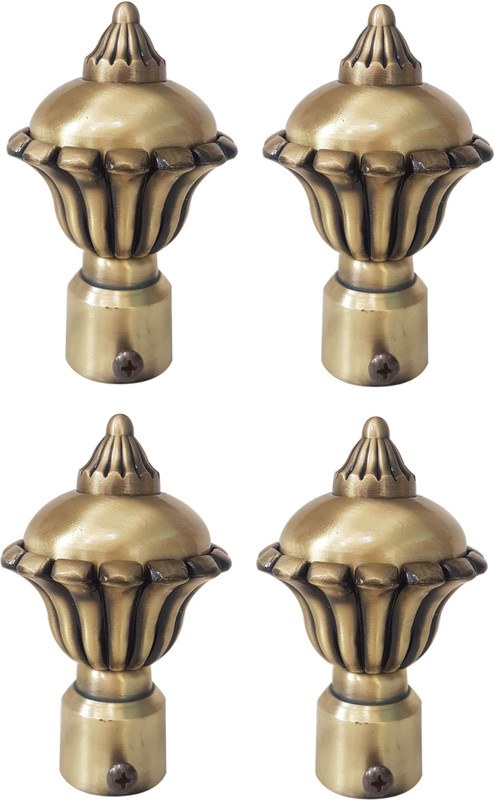 boruz Gold Rod Rail Bracket(Pack of 4)
