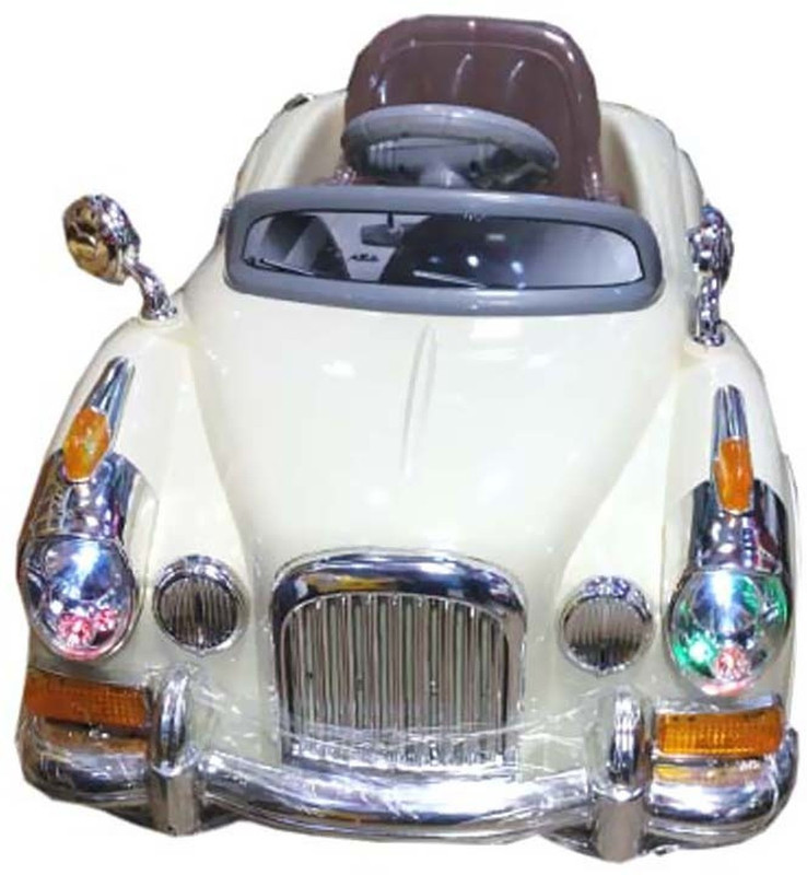 thakran Kids battery operated ride on VINTAGE car with remote control & music Car Battery Operated Ride On(Multicolor)