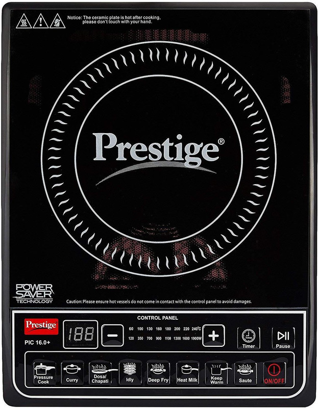 Prestige PIC 16.0 plus Induction Cooktop(Black, Touch Panel) Prestige PIC 16.0 plus Induction Cooktop(Black, Touch Panel)