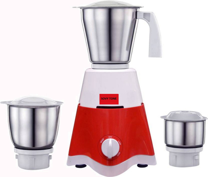 sovy tone 2 DYMOND MODEL 750 Mixer Grinder(Multicolor, White, 3 Jars)