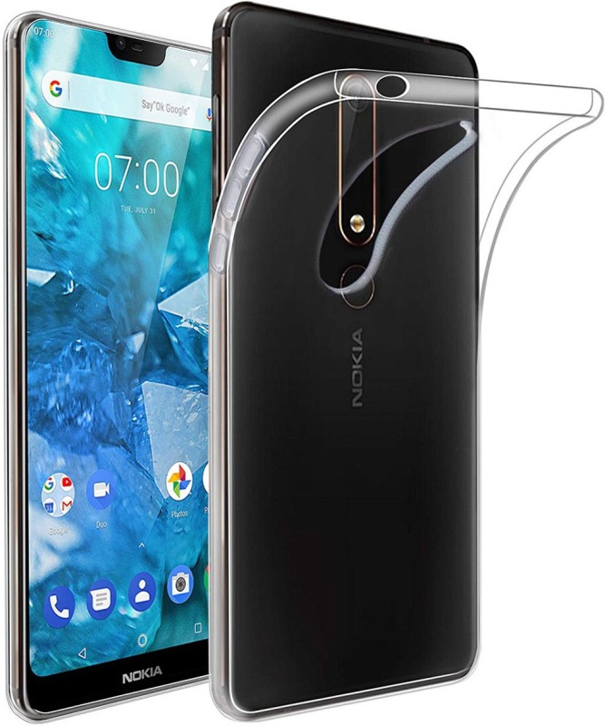 Cooldone Back Cover for Nokia 7.1(High Quality "Transparent" Full Protection, Grip Case, Silicon)