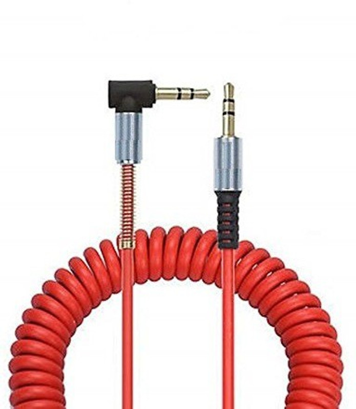 urioltek 3.5 mm Aux Cable 1 m AUX Cable(Compatible with Mobile, Laptop, Tablet, Mp3, Gaming Device, Orange)