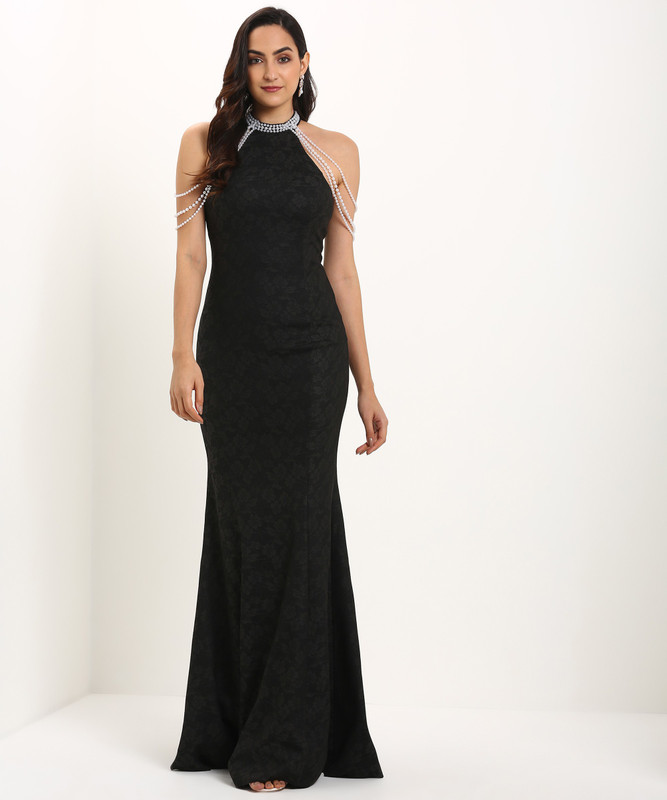Trendyol Women Gown Black Dress Buy Online In Grenada At Desertcart