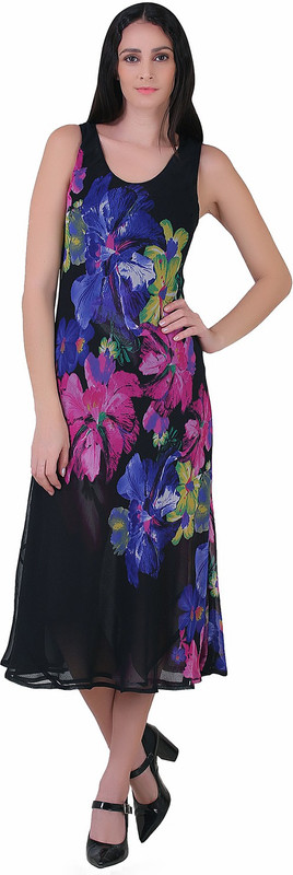 urban orchid Women A-line Multicolor Dress