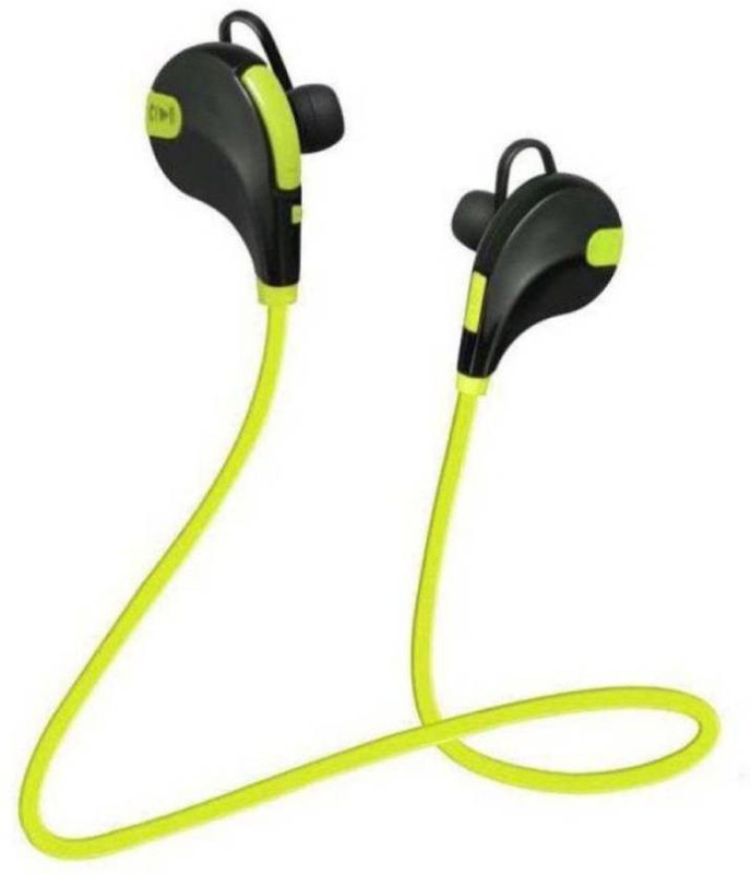 mobicell jogger green wireless bluetooth Bluetooth Headset with Mic(Green, In the Ear)