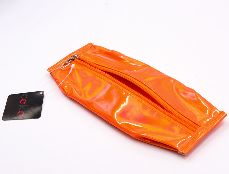 coko Pencil Case plain Art Plastic Pencil Box(Set of 1, Orange)