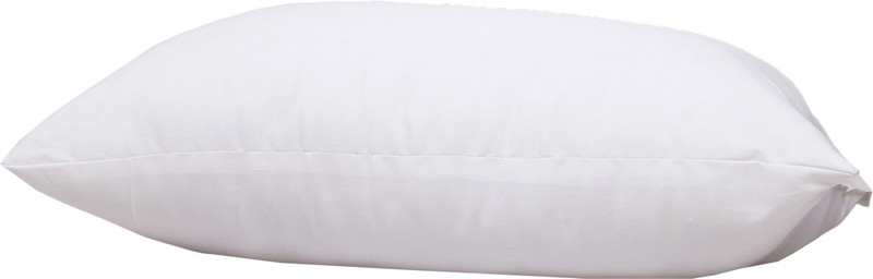 dhanya furnishing Polyester Fibre Solid Sleeping Pillow Pack of 1(White)