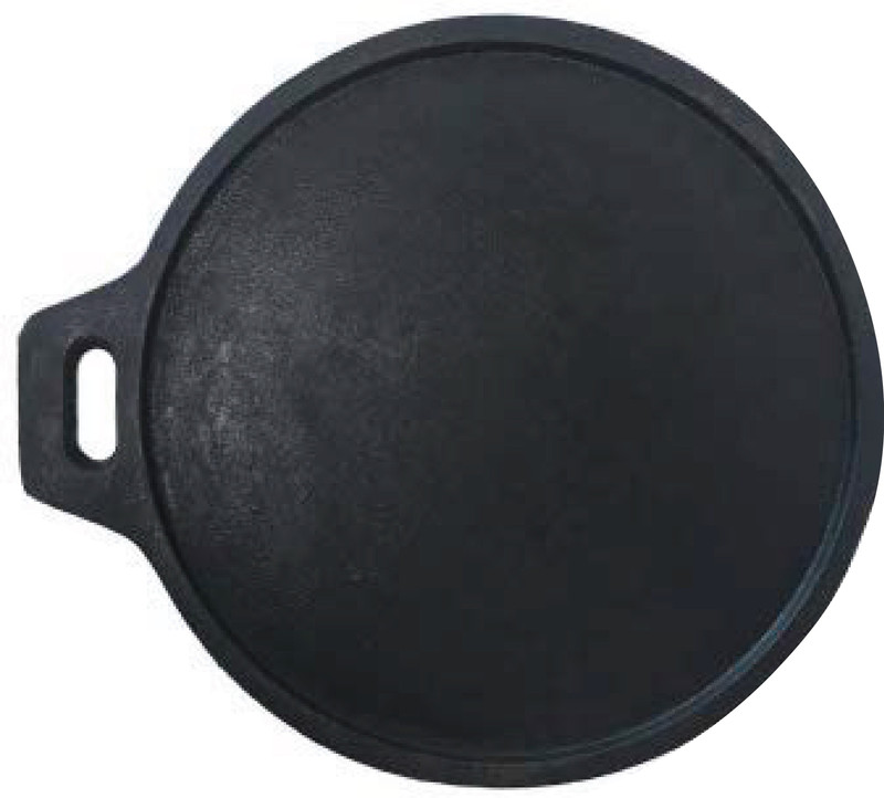 hathmic Traditional Cast Iron Tawa 28 cm diameter(Cast Iron)