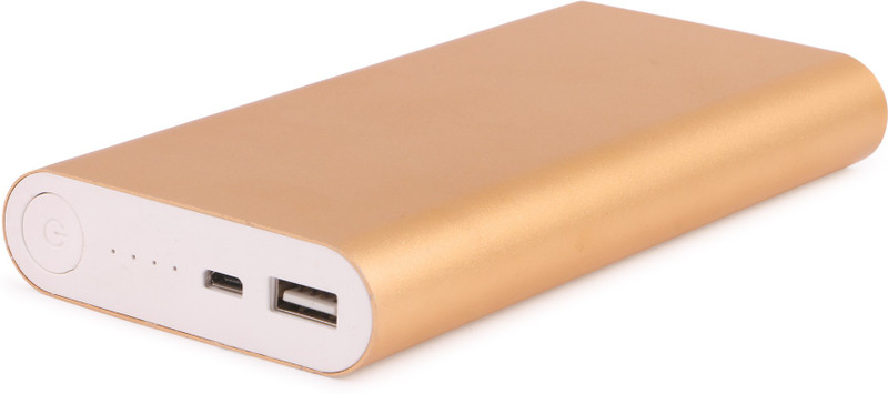 hamine 20800 Power Bank (m8 high speed, portable battery charger)(Gold, Lithium-ion)
