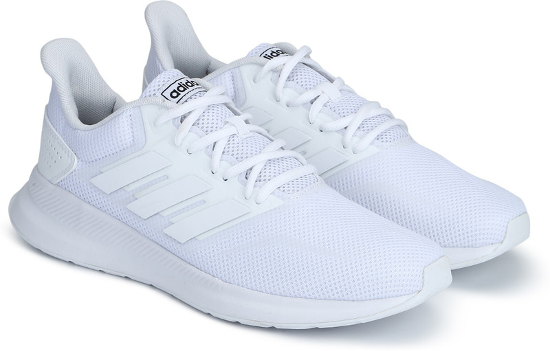 ADIDAS RUNFALCON Training Gym Shoes For Men(White)