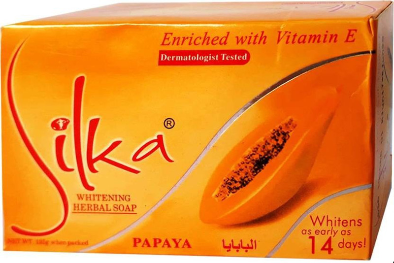 silka Pure Papaya Skin Whitening Herbal Soap (Made In Philippines) (135 g)(135 g)