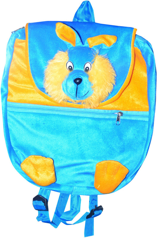 stuffed toy Sky Blue Cartoon School Bag For Kids Soft Toy Push School Bag  - 45 cm(Sky Blue)