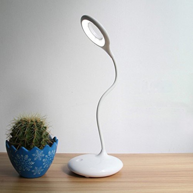 Meenamart RL Table Desk Lamp Led Light For Study Office Bedroom Rechargeable 360 Spiral Flexible Table Lamp(30 cm, White)
