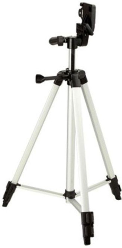 nick jones 3110 Adjustable Head Aluminum Extendable Camera-Tripod With Bag Tripod (Silver, Supports Up to 1500 g) Tripod (Silver, Supports Up to 1500 g) Tripod(Silver, Supports Up to 1500 g)