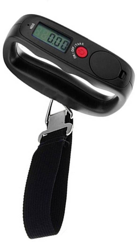Rorian Portable Weight Machine Digital for Weighing Household Items/Gas Cylinder/Baggage Weighing Scale(Black)