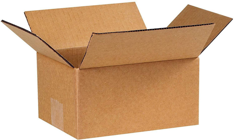 unnati Corrugated Paper Packaging, Storing, Shipment Packaging Box(Pack of 100 Brown)