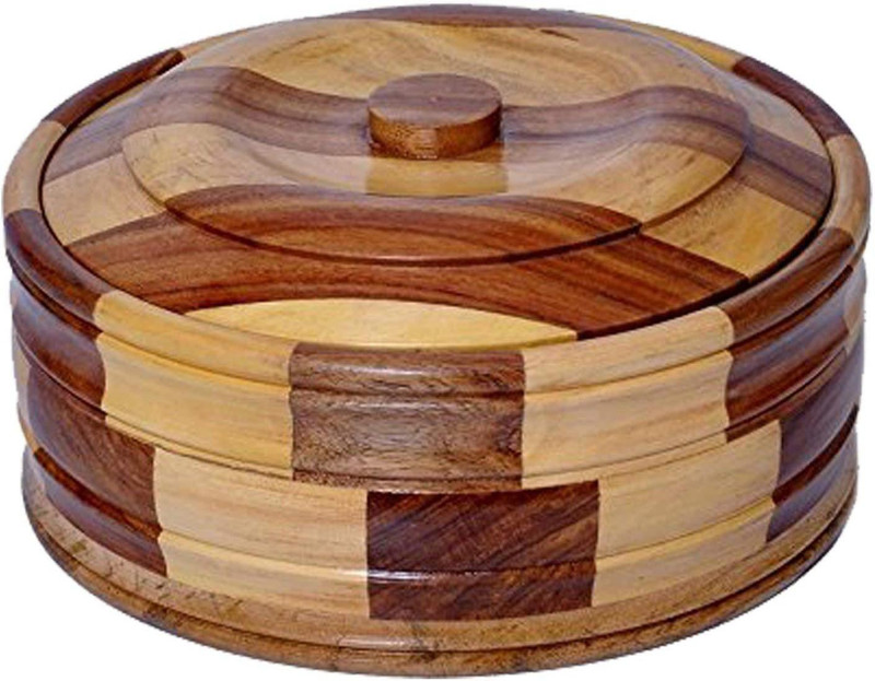 nature crafts Wooden Casserole Serve Casserole(1000 ml)
