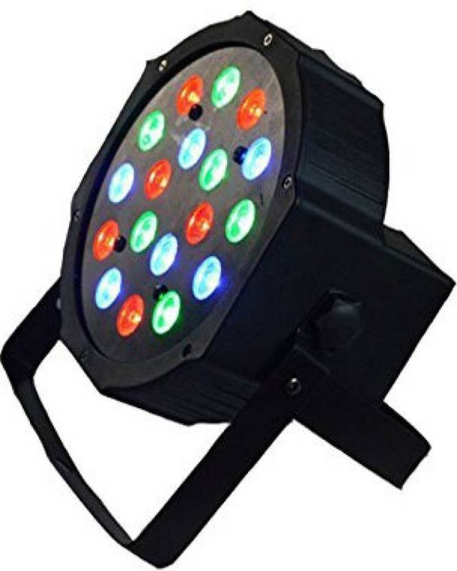 saif 18 x 2 W LED RGB 4 colors in 1 Stage Lighting DMX-512 Stage Light for Disco Party DJ Club (FLAT) Single Disco Ball (Ball Diameter: 17 cm) Single Disco Ball(Ball Diameter: 18 cm)