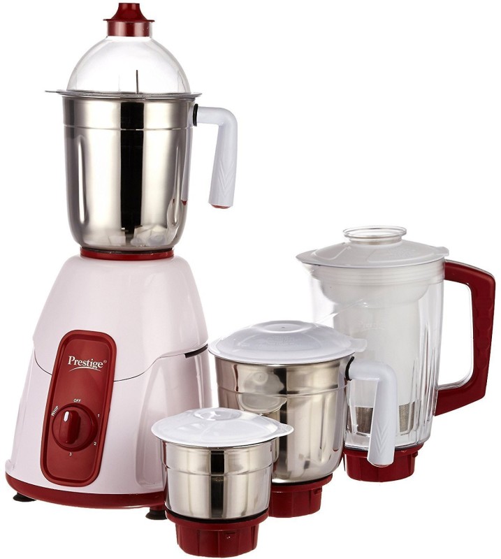 Prestige Mixer Griender Elegent 750 Mixer Grinder(Multicolor, 3 Jars)