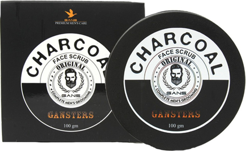 gans Charcoal Face  Scrub(100 g)