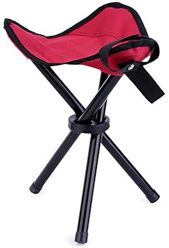 redsign FLDSTL02 Outdoor & Cafeteria Stool(Red, Black)