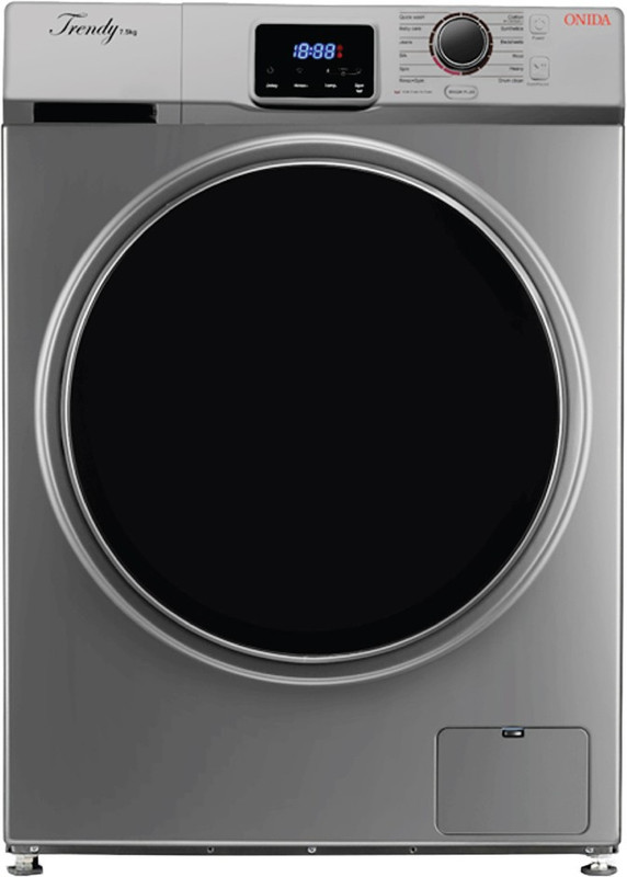 Onida 7.5 kg Fully Automatic Front Load with In-built Heater Grey(TRENDY 75)