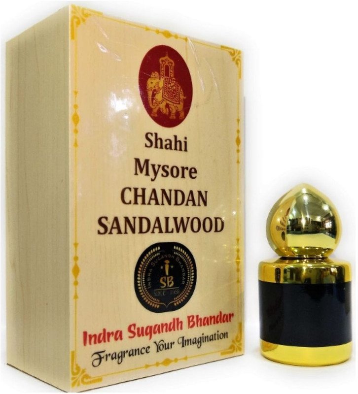 INDRA SUGANDH World Best SANDAL Attar Shahi Mysore Chandan For Men 48 Hours Long Lasting Original Chandan Attar Herbal Attar(Sandalwood)