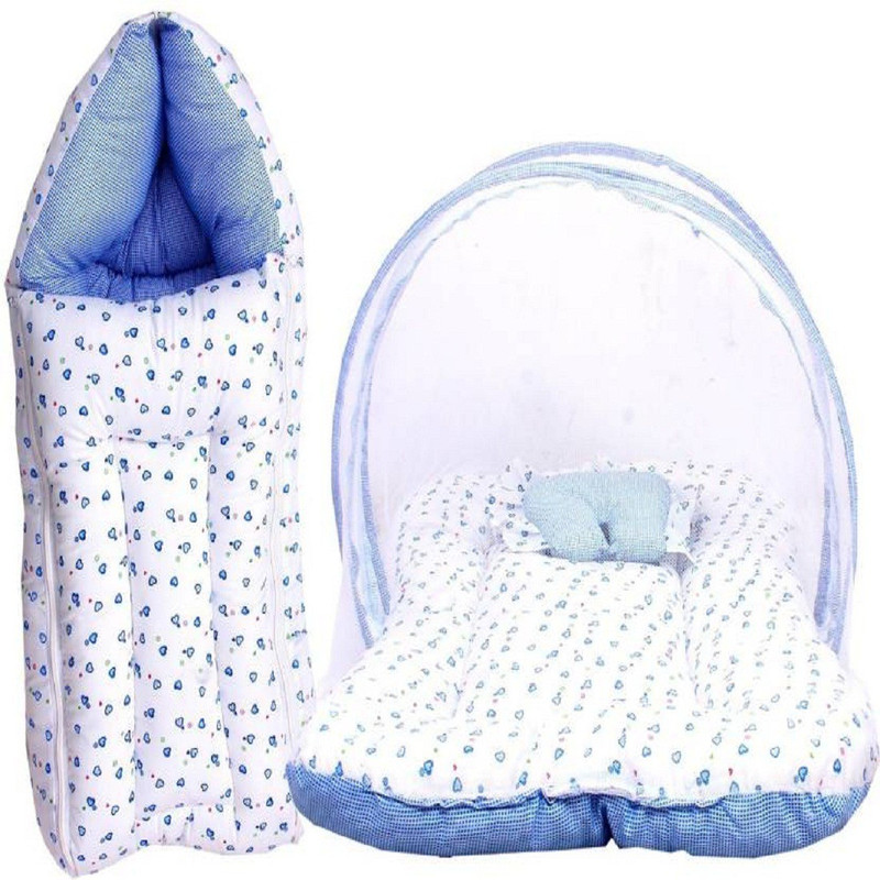 kidzon Cotton Bedding Set(Blue)
