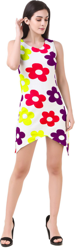vibhinta Women A-line White Dress