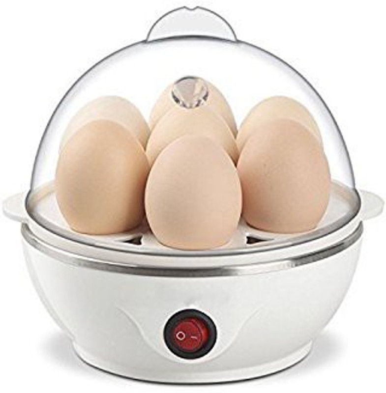 AVer Multifunctional Electric 7 Egg Boiler Cooker Egg Boiler-08 Egg Cooker(Multicolor, 7 Eggs)