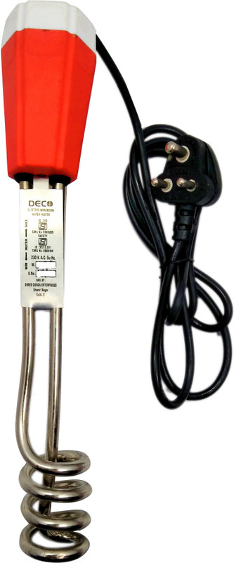 DECO Classic 1000 W Immersion Water Heater - 1000 W Immersion Heater Rod(Water)