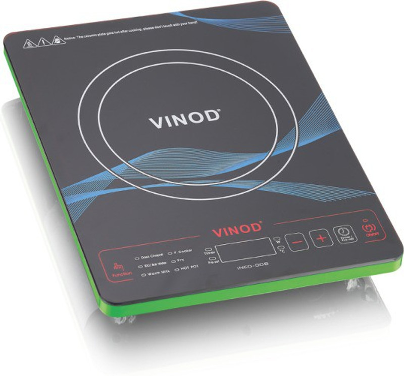 Vinod INCO-008 Induction Cooktop(Black, Green, Touch Panel)