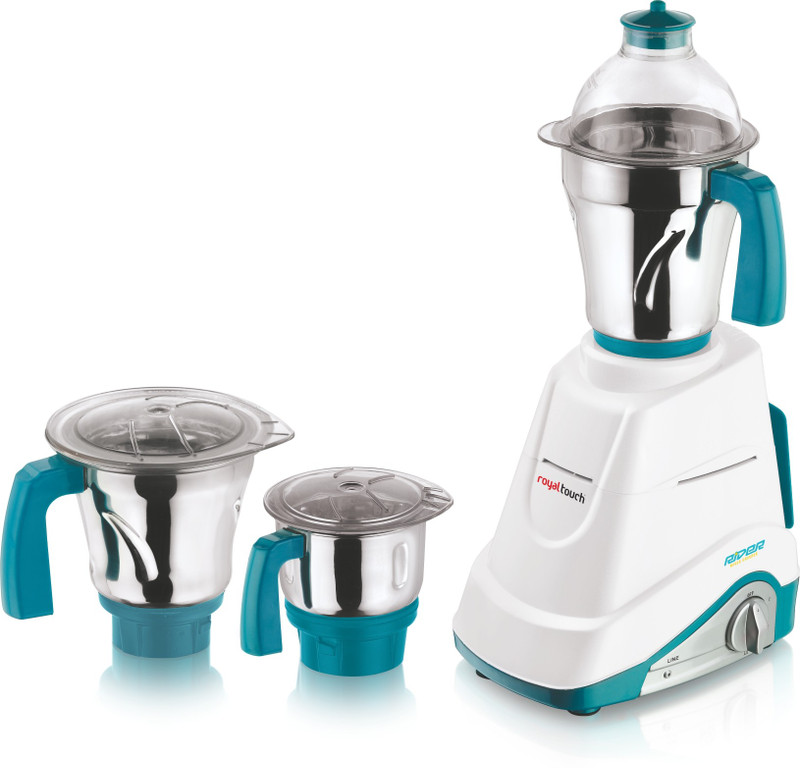 ROYAL TOUCH NA RIDER 750 Mixer Grinder(White, 3 Jars)