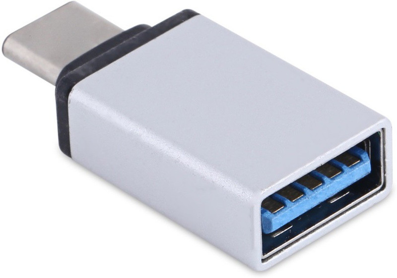 HexaGear USB Type C, USB OTG Adapter High Speed Metal Type-C male to USB-A 2.0 Female OTG adapter, connector for data transfer (Compatible with All Type-C Smartphones, Keyboard, Mouse, Pen Drive)(Pack of 1)