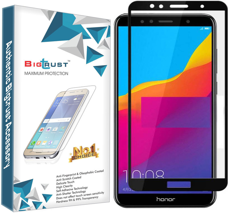 bigtrust Edge To Edge Tempered Glass for Honor 7A(Pack of 1)