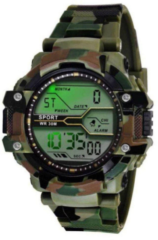 lokmart DIGI 021 PU Digital Men's Watch Digital Watch  - For Men