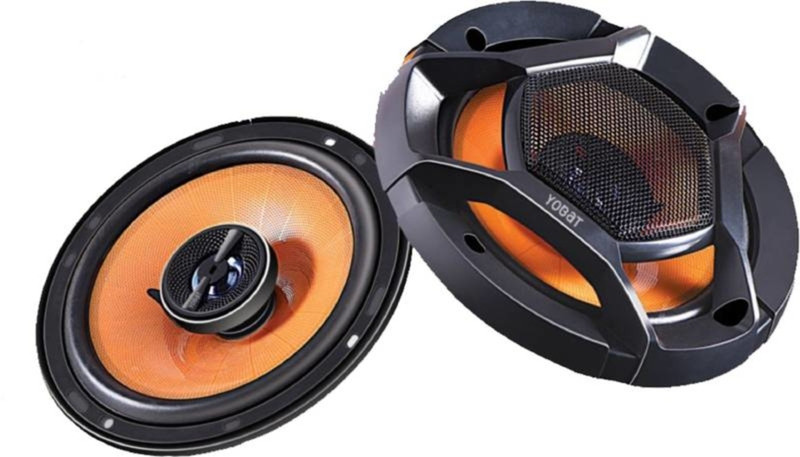yobat YO-650 3 Way Speaker 6 Inches 310 Watt Polypropylene Woofer Cone PEI Balanced Dome Tweeter Coaxial Car Speaker(310 W)