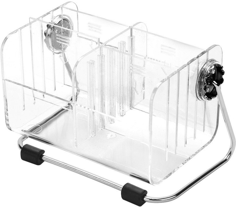 ashshop 4 Compartments Plastic Remote Stand(Clear)