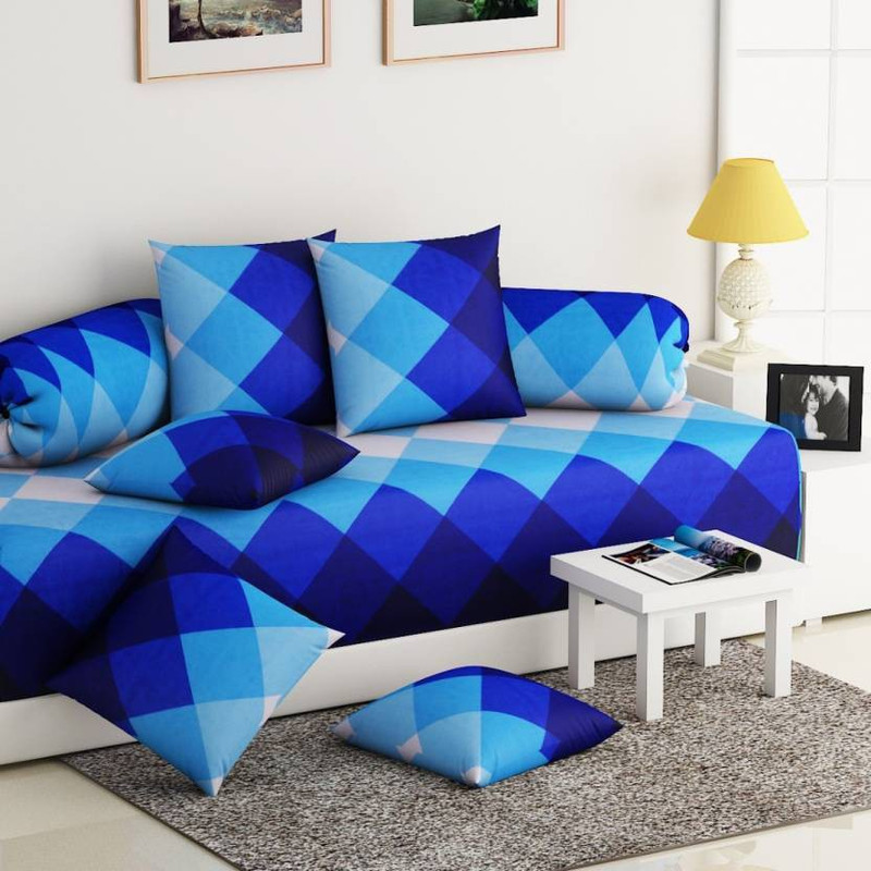 igi Polycotton Geometric Diwan Set