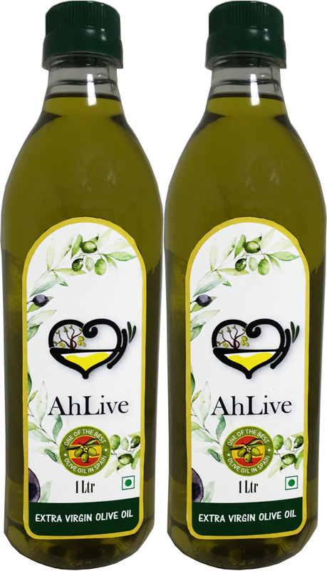 ahlive Extra Virgin Pack Of 2 Olive Oil Plastic Bottle(2 x 0.5 L)